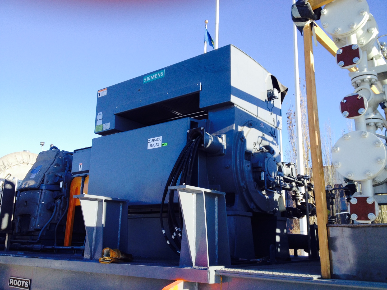 3000 HP Siemens motor surplus